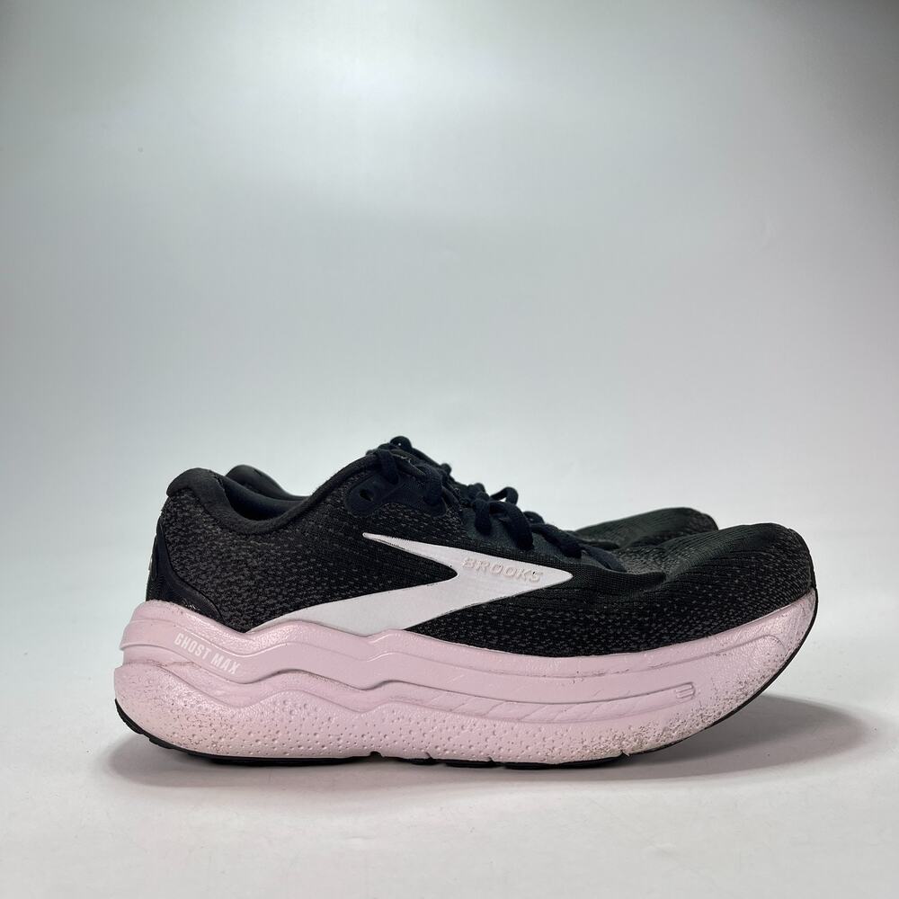 Brooks Ghost Max 2 Black White Running Shoes Sneakers 1204201B077 Women’s Size 8